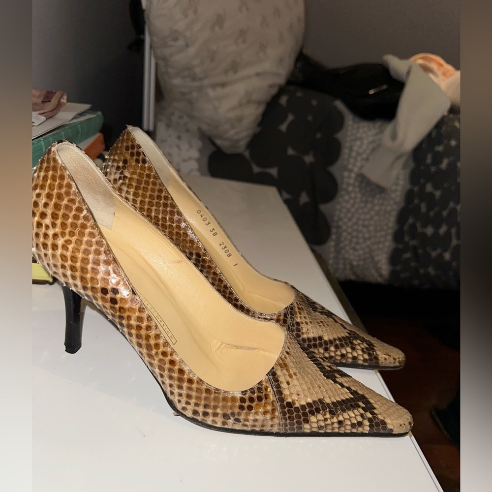 VINTAGE Giuseppe Zanotti Snakeskin pumps